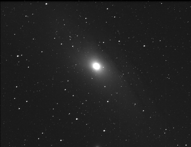 View of the Andromeda Galaxy from Earth, visible to the naked eye under a dark sky - strange fact