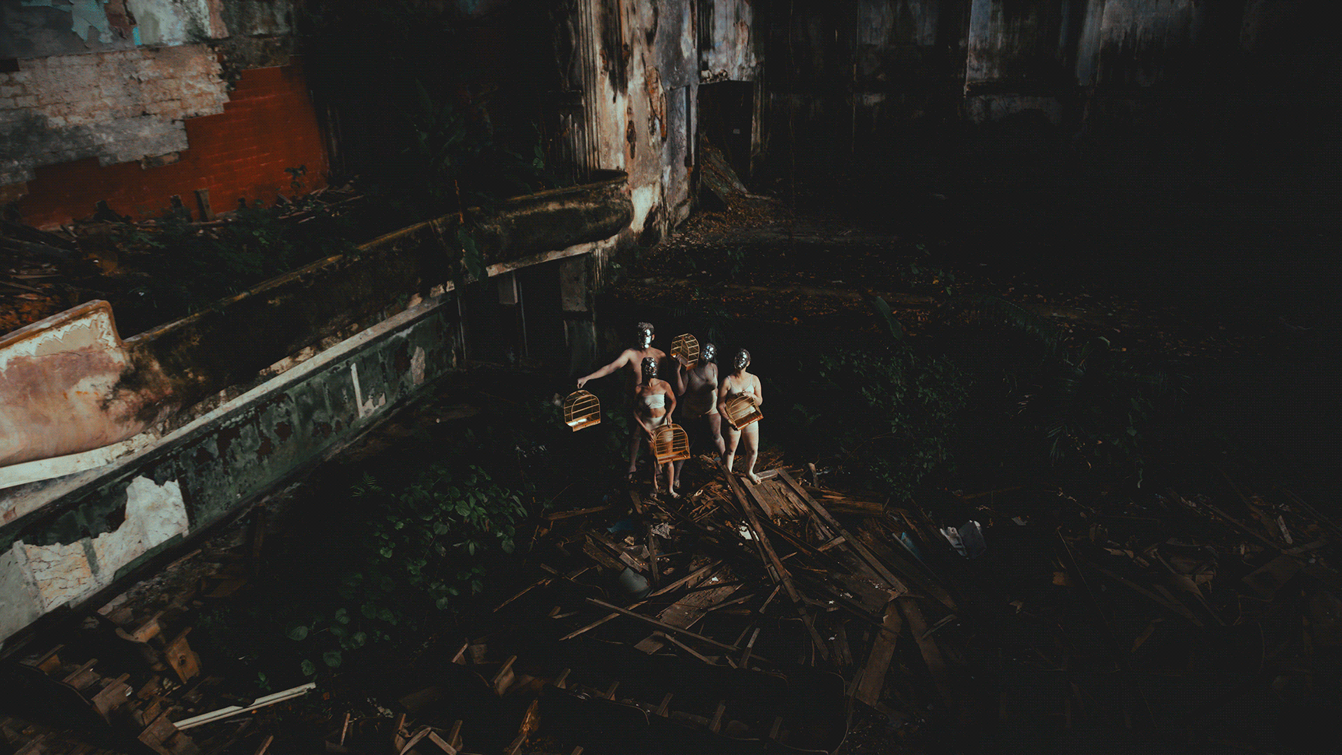 woman wearing yellow long-sleeved dress under white clouds and blue sky during daytime