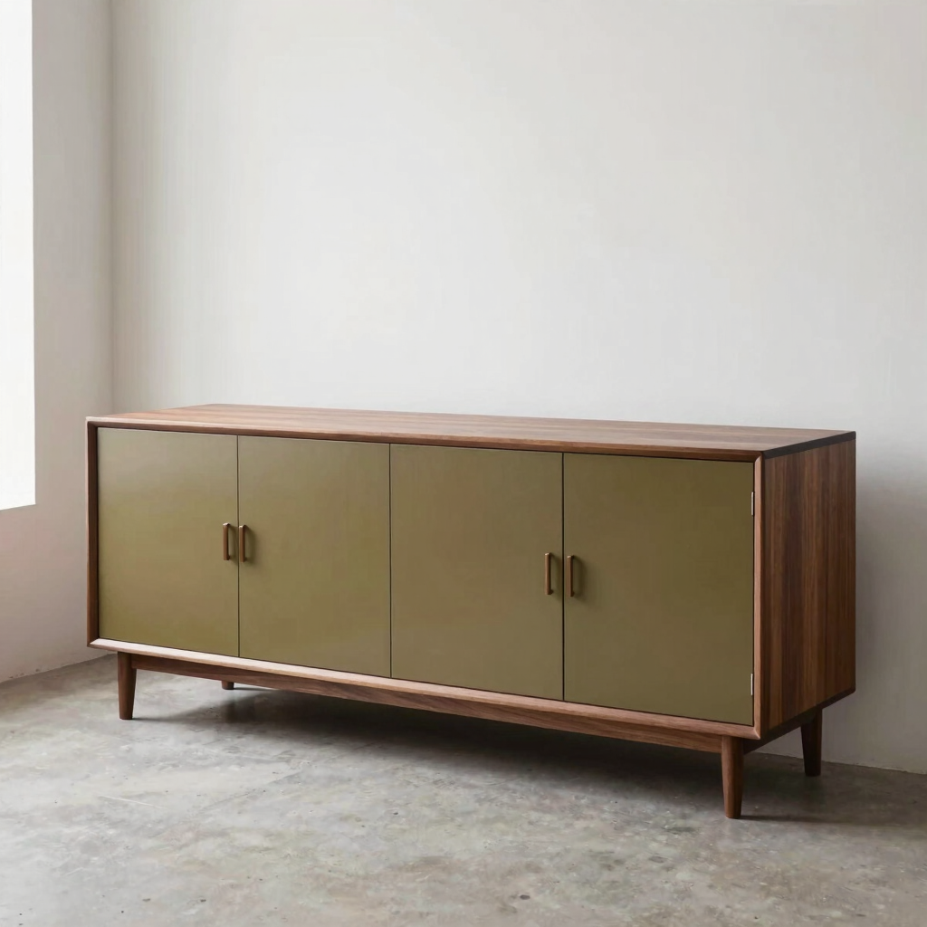 Meridian Low-Profile Storage Credenza