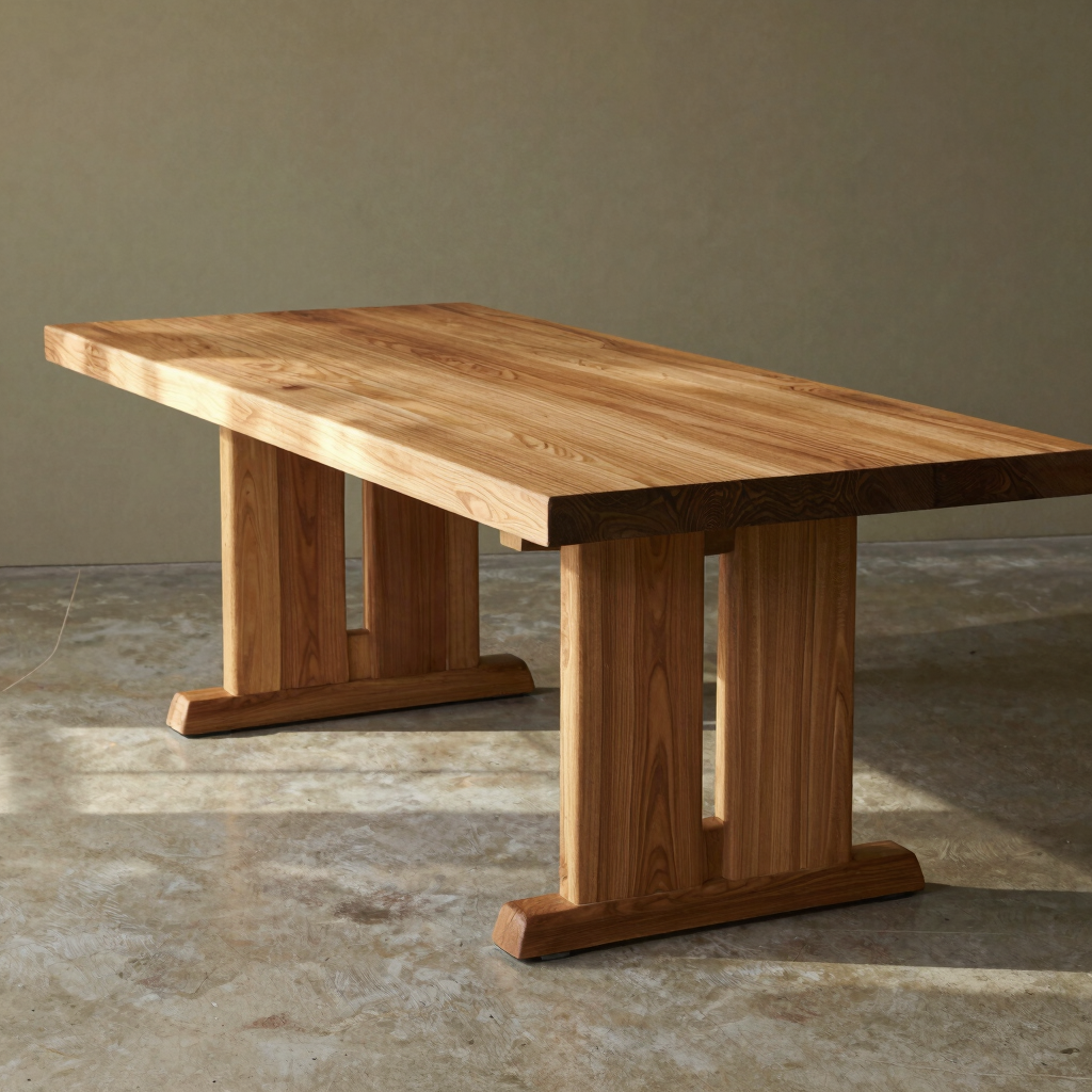 Archivist Solid Oak Dining Table
