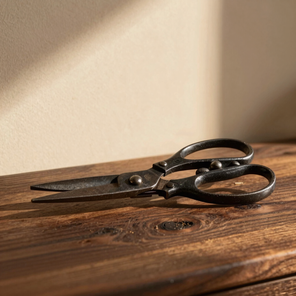 Hand-Forged Iron Tailor Scissors