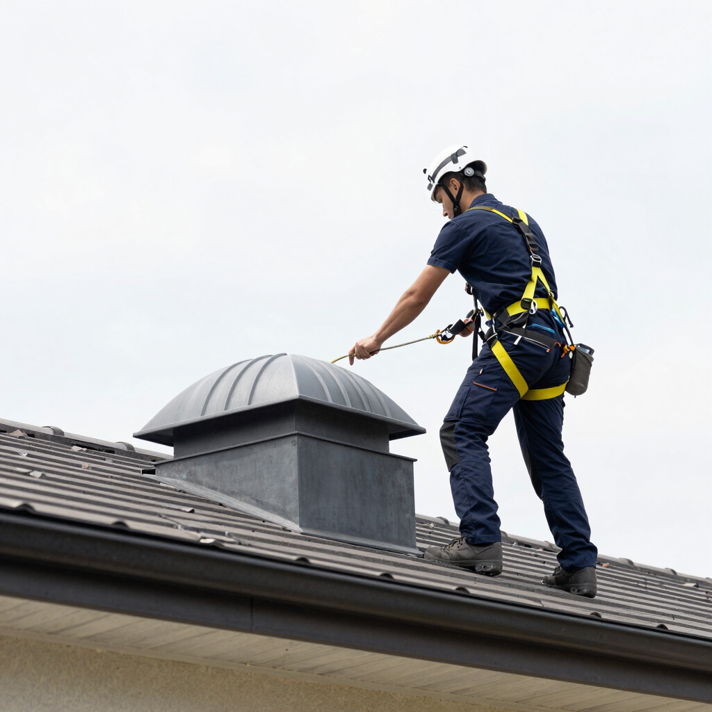 High-Reach Exterior Vent Cleaning