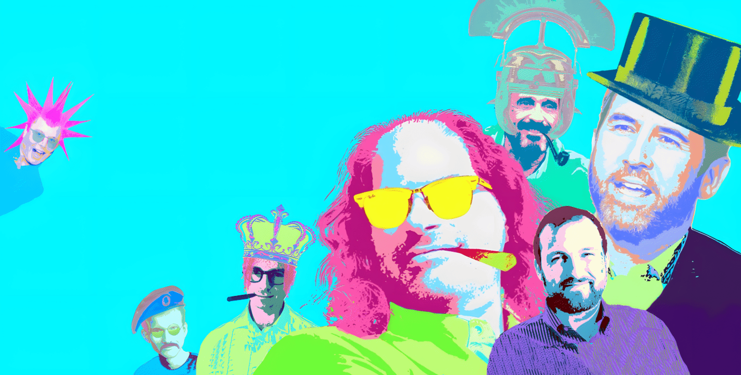 an abstract photo of a curved building with a blue sky in the background