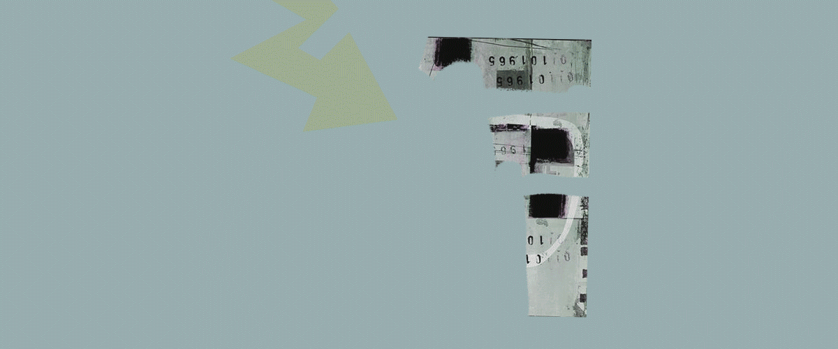 an abstract photo of a curved building with a blue sky in the background