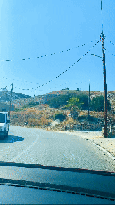 Time Laps driving through Milos Greece