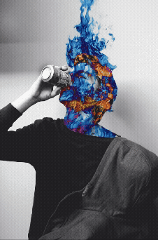 Benoît Daniel-Pham, George Redhawk, editorial, fashion collage, motion