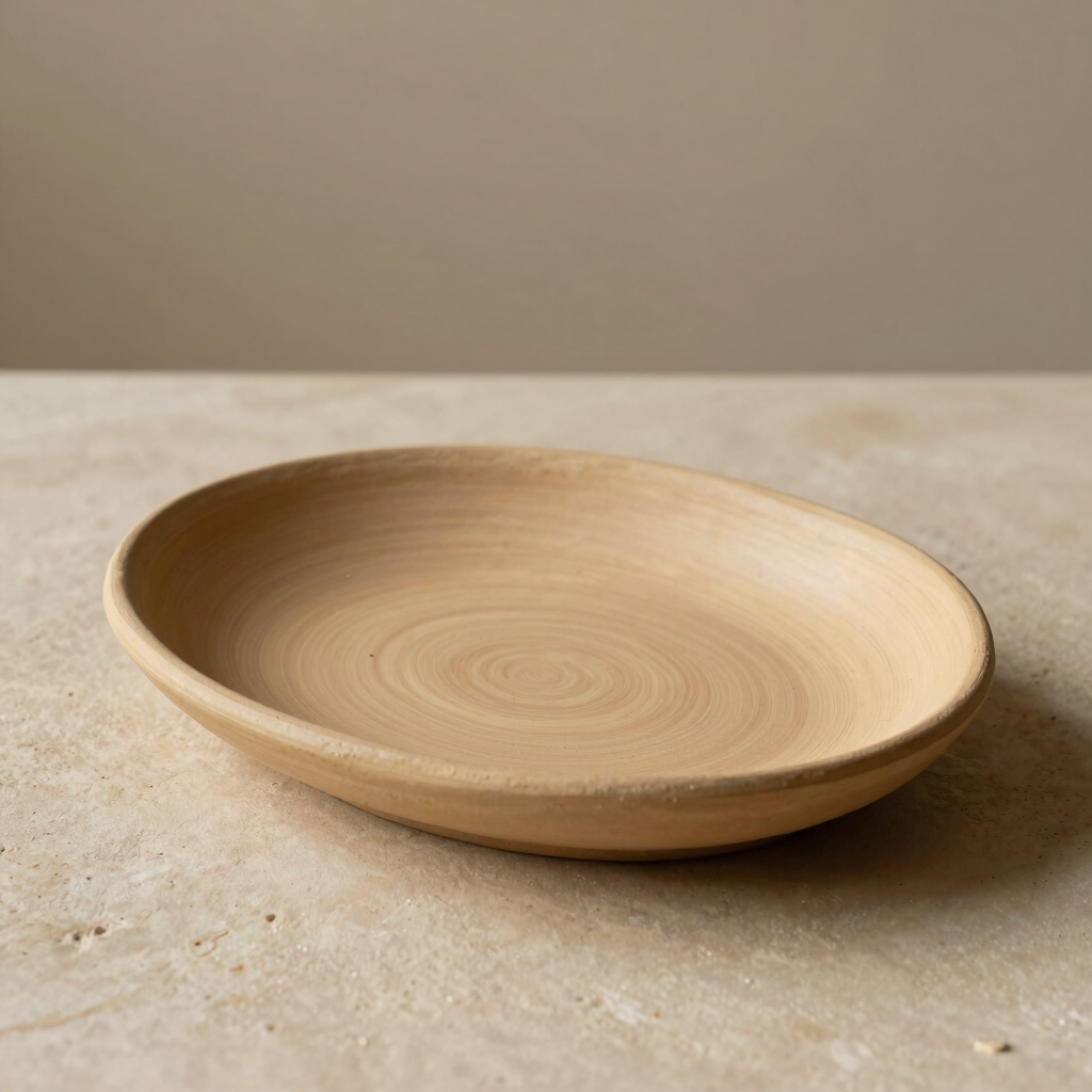 Warm Ochre Serving Platter