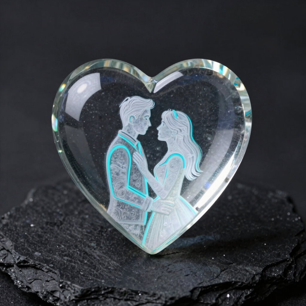 Infinity Heart Crystal