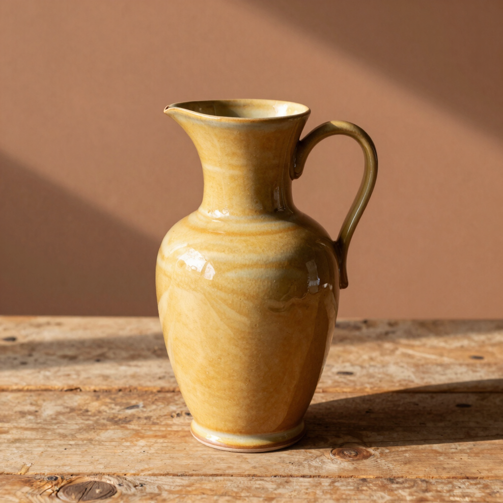 Warm Ochre Pitcher