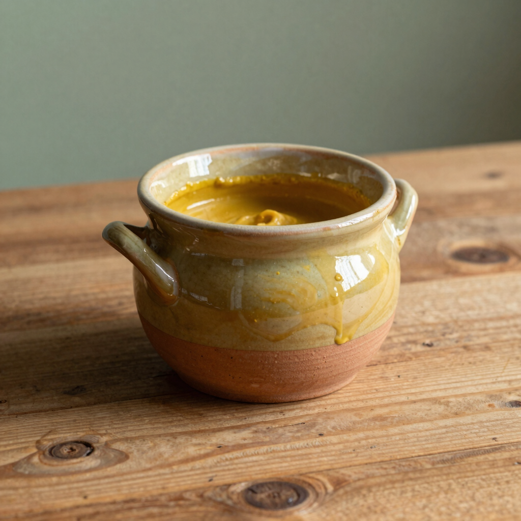 Clay Heart Utensil Holder