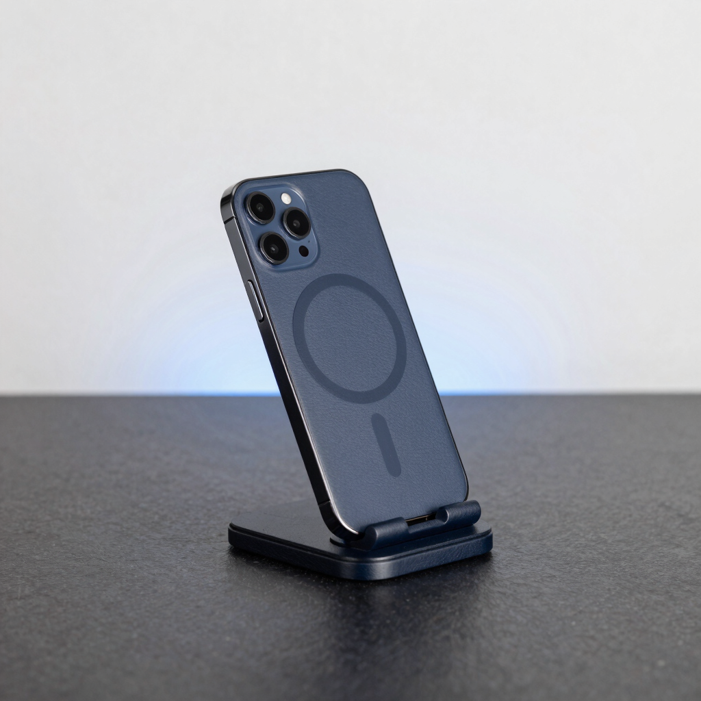 Harbor Magnetic Leather Charging Stand