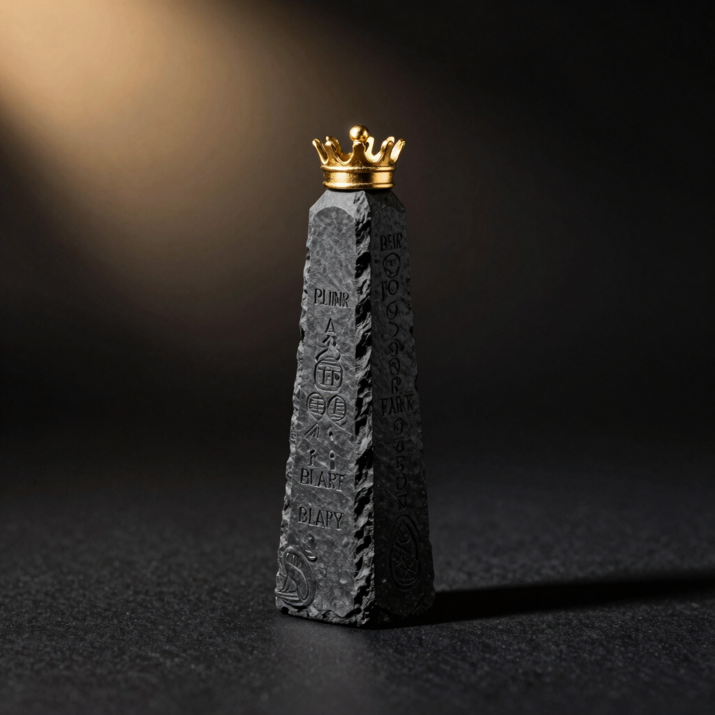 The Brutalist Slate Obelisk