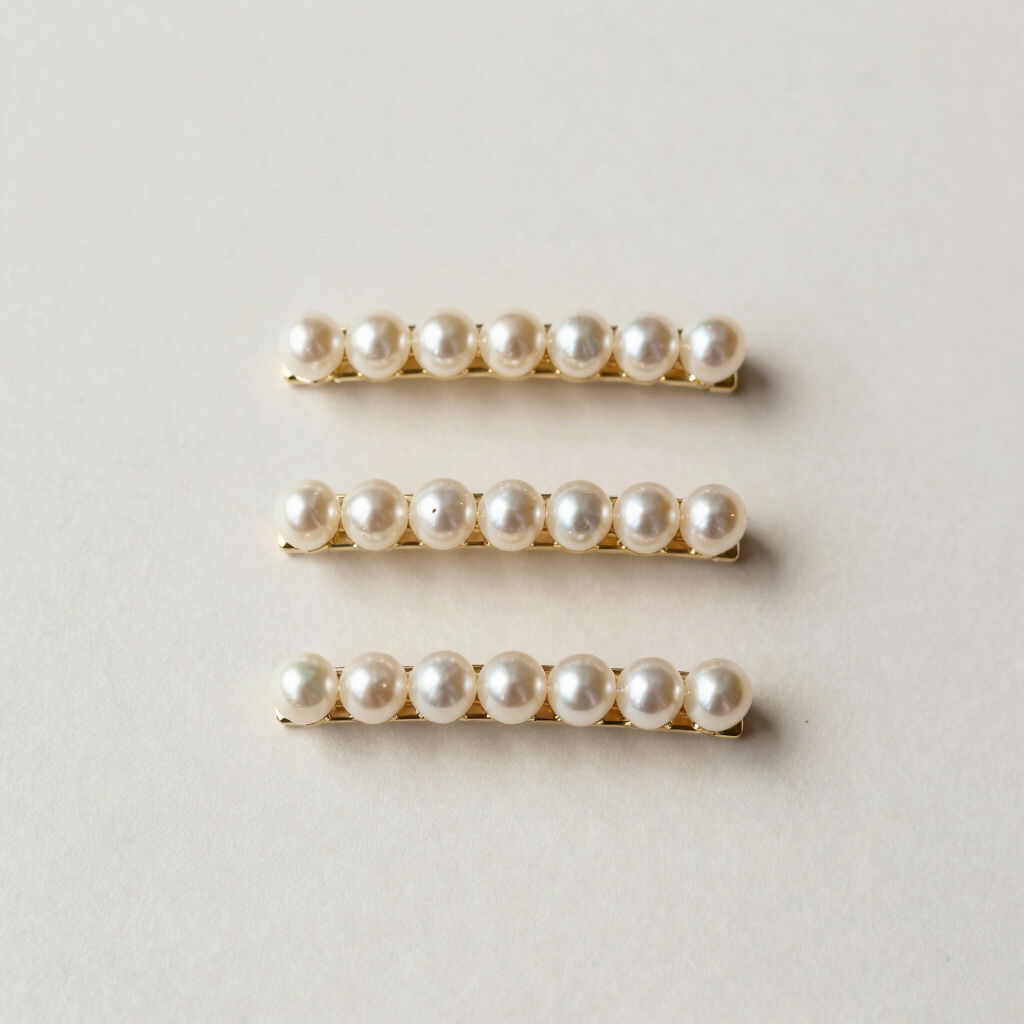 Pearl Hair Clip Set