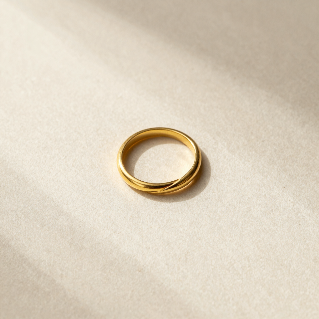 Aurora Tynn Tvunnet Ring