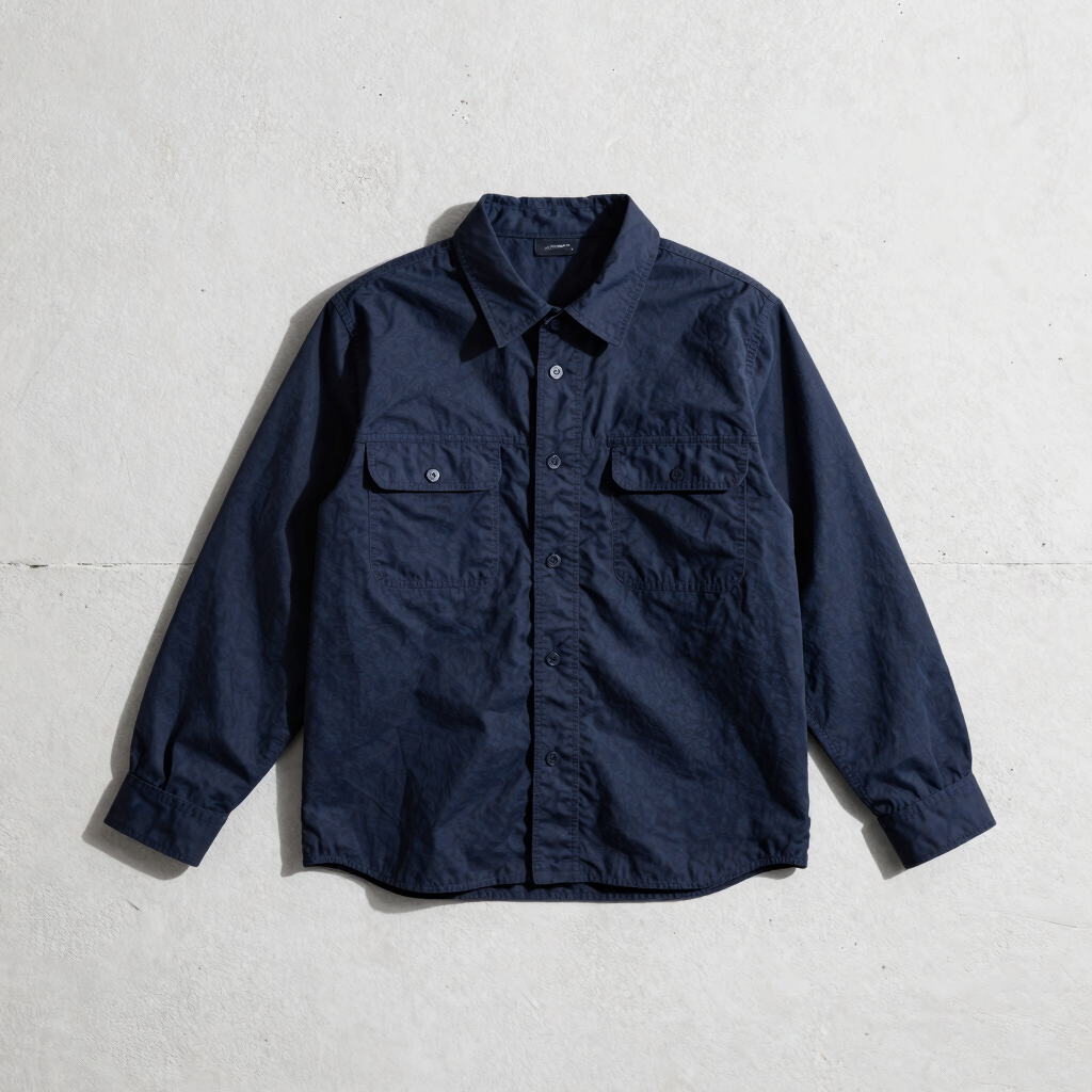 Camisa de Trabajo Índigo Oscuro