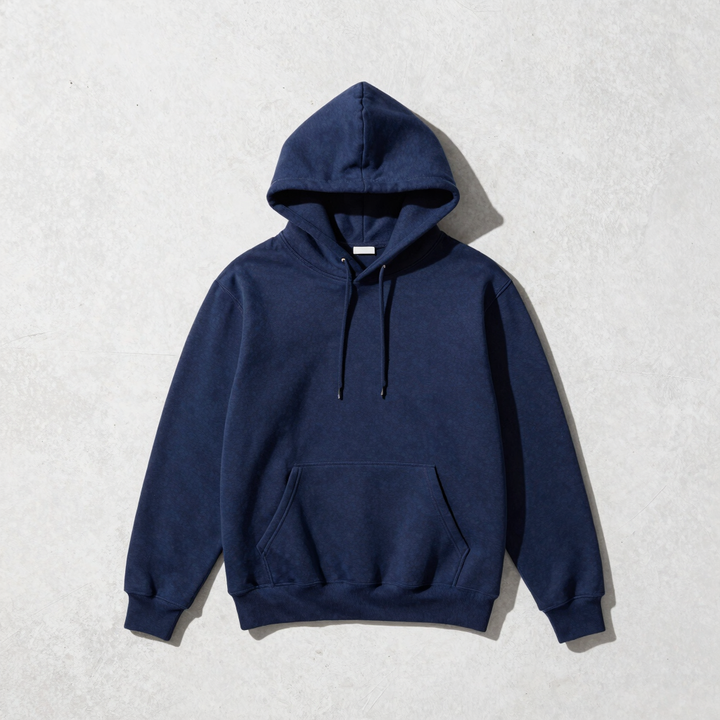 Sudadera de Algodón Índigo Pesado