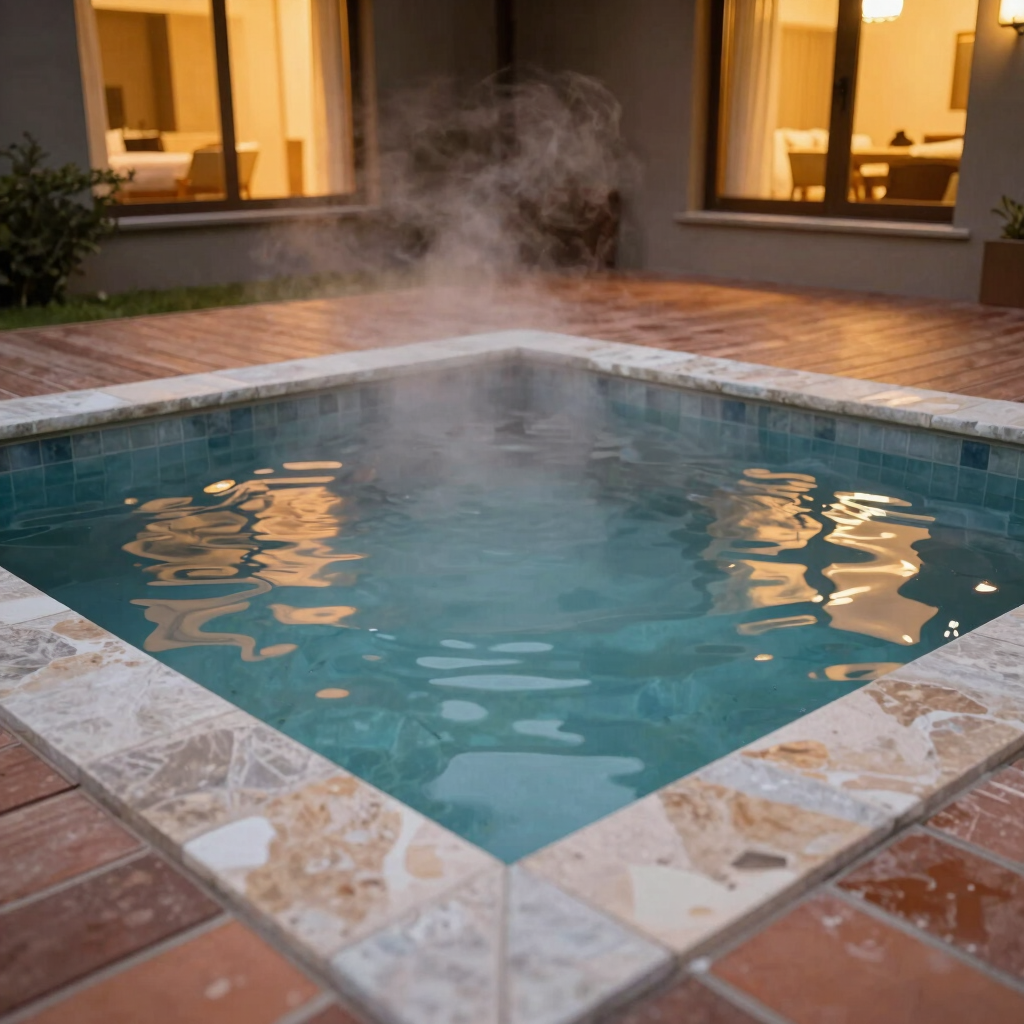 Private Plunge Pool Evening Soak