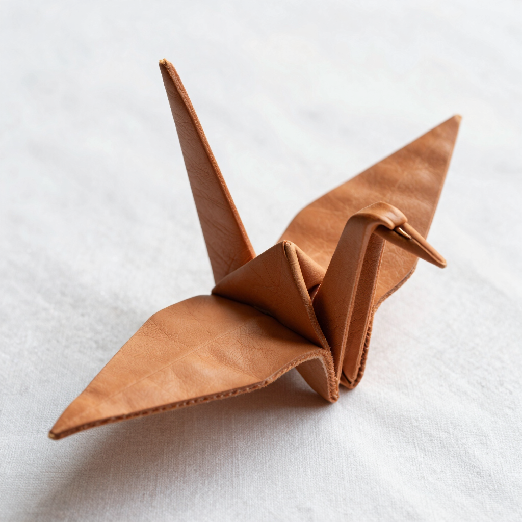 The Artisan Leather Crane