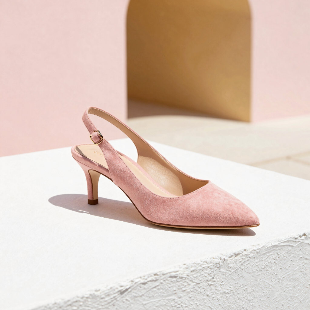 Sunset Blush Slingback