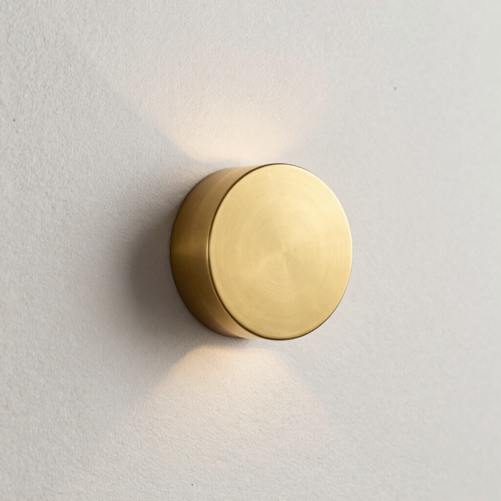 Aura Matte Brass Sconce