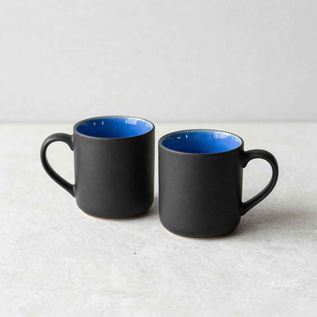 Set de Tazas Cerámicas Mate