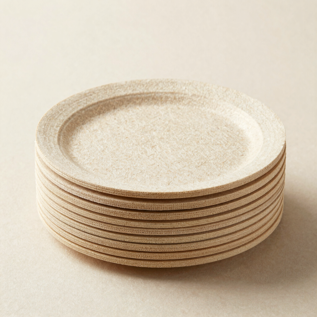 Sugarcane Bagasse Plate Set