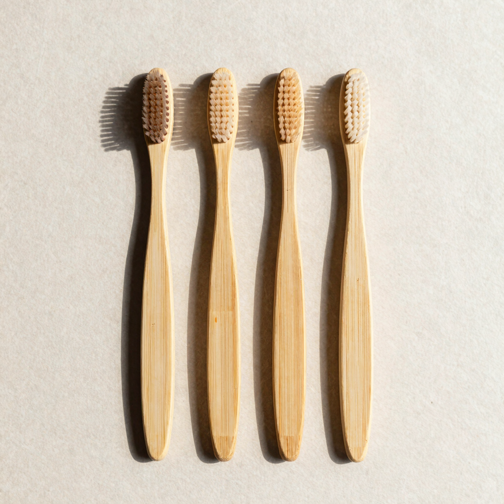 Organic Bamboo Toothbrush Set