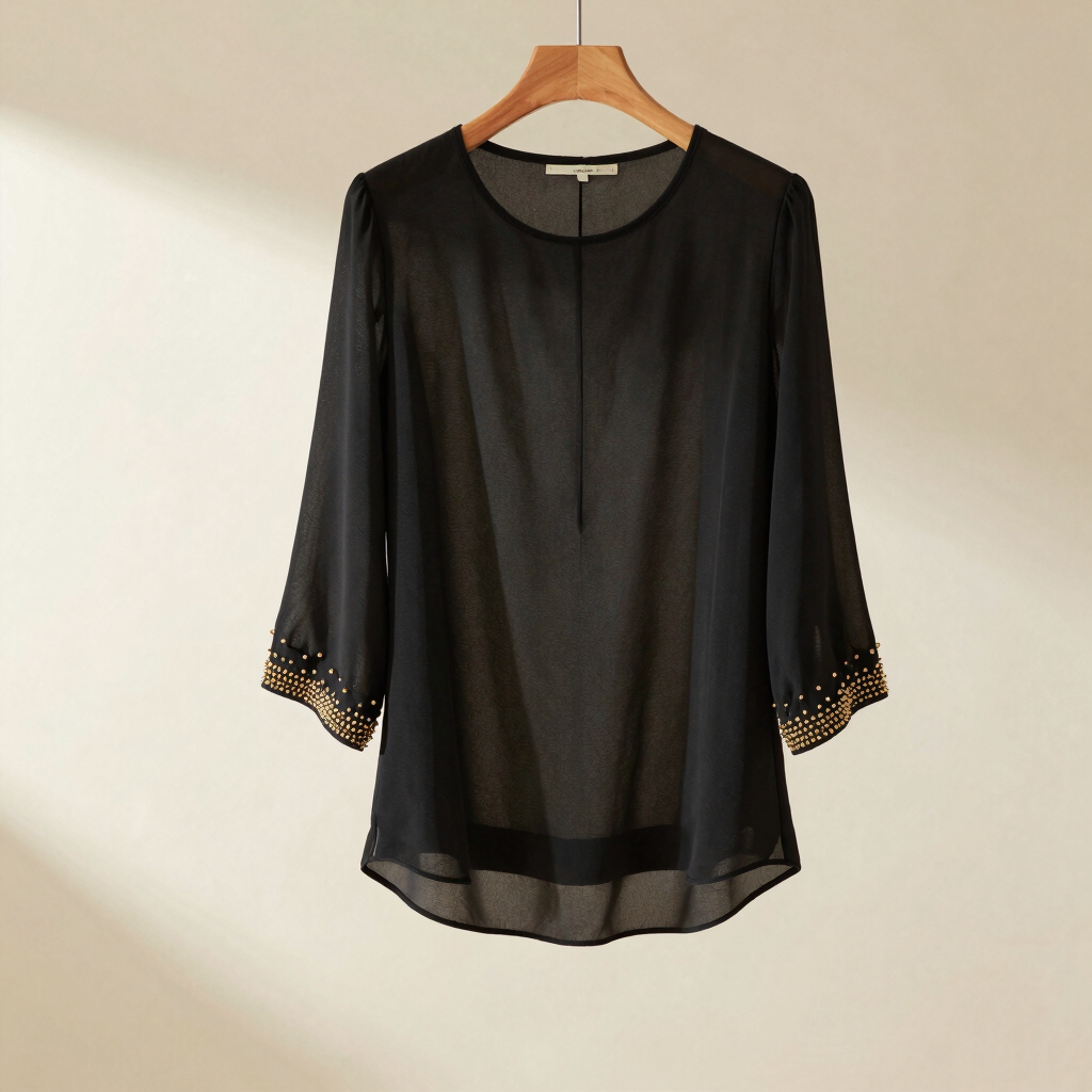 Embellished Evening Blouse