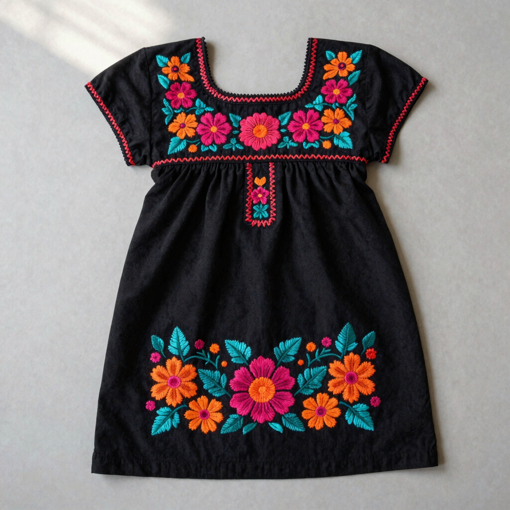 Vestido Chiapaneco Bordado