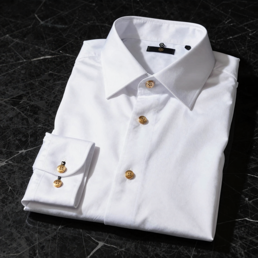 Satin-Trimmed Tuxedo Shirt