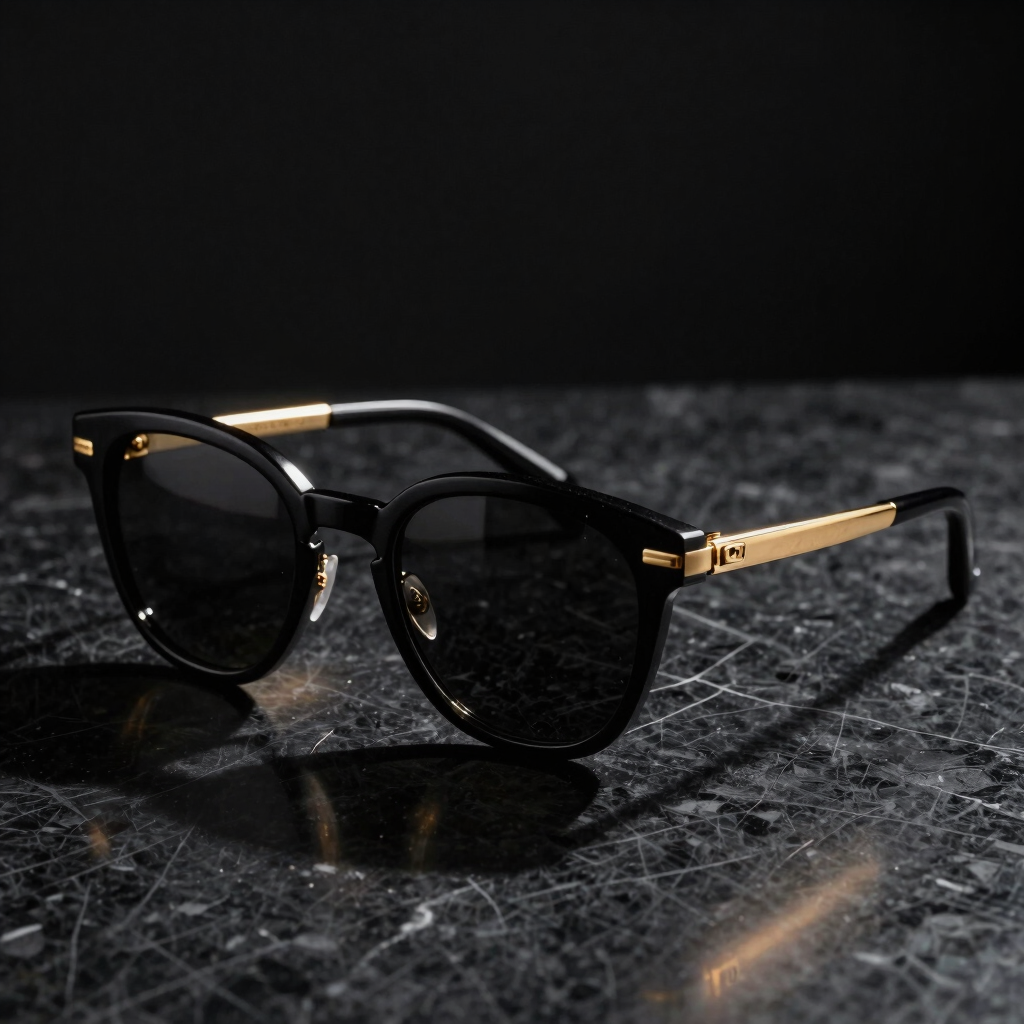 Nero Matte Acetate Sunglasses