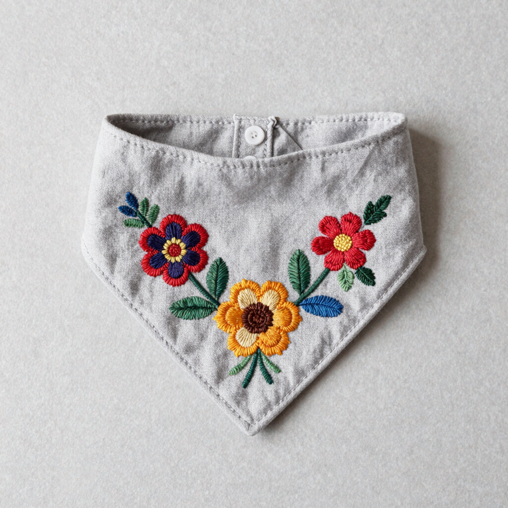 Bandana con Bordado de Tenango