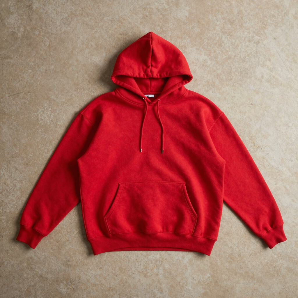 Sudadera Oversize Heritage Crimson