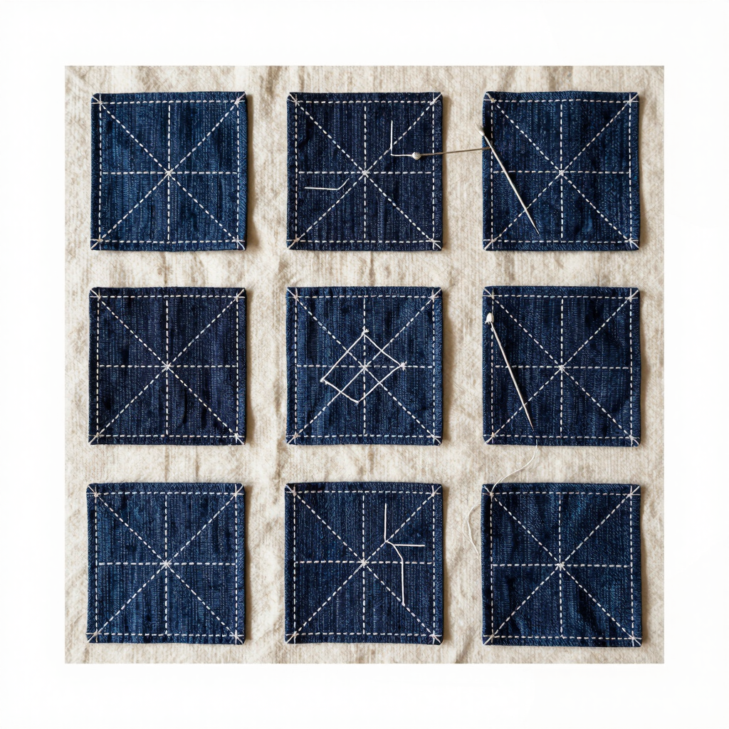 Japanese Sashiko Visible Mending Kit