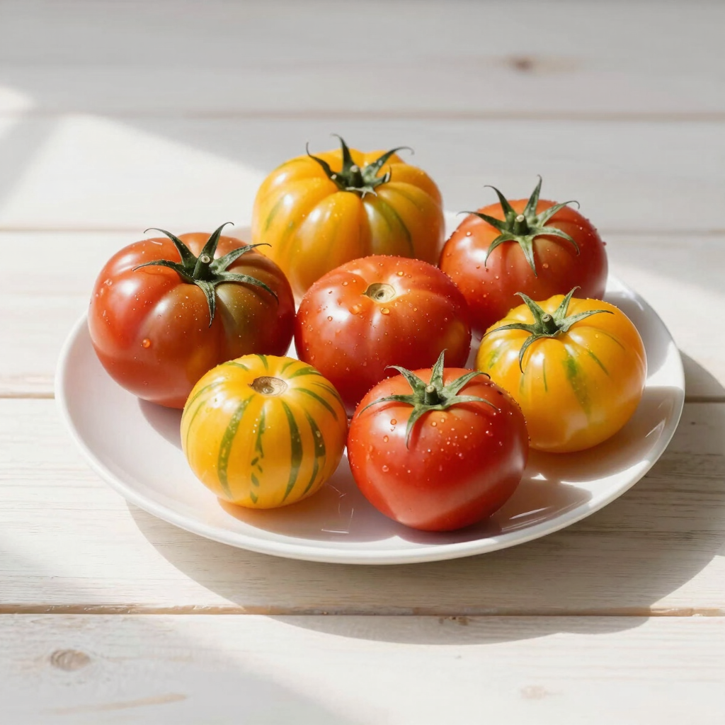 Sun-Ripened Heirloom Tomatoes