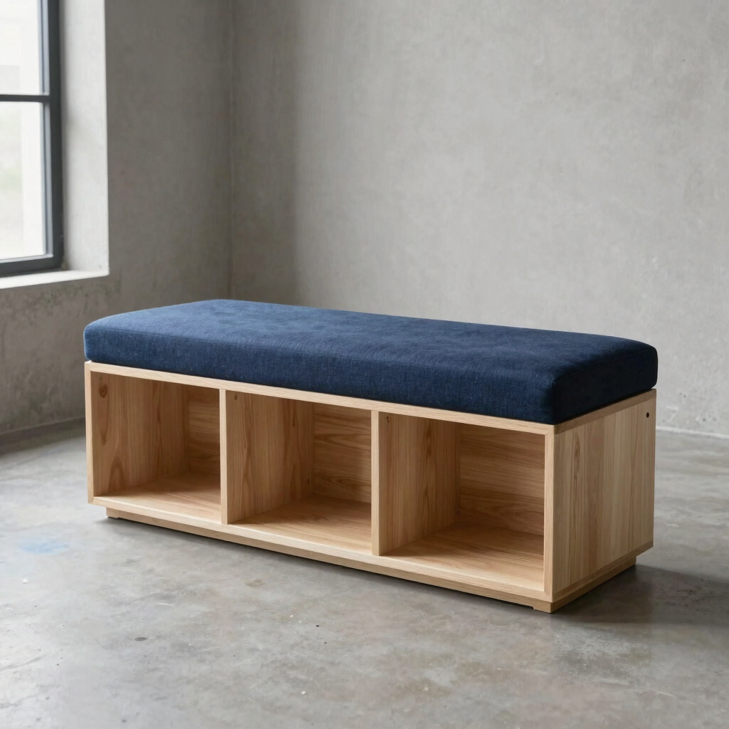Sector End-of-Bed Storage Bench