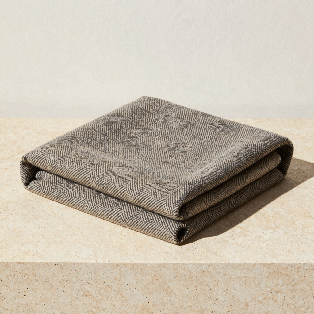 Heavy Herringbone Sofa Blanket