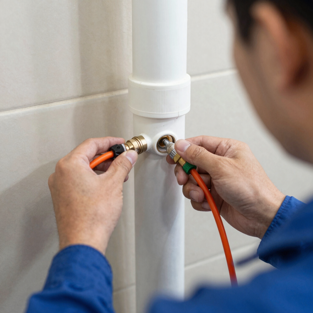 AC Drain Line Flushing