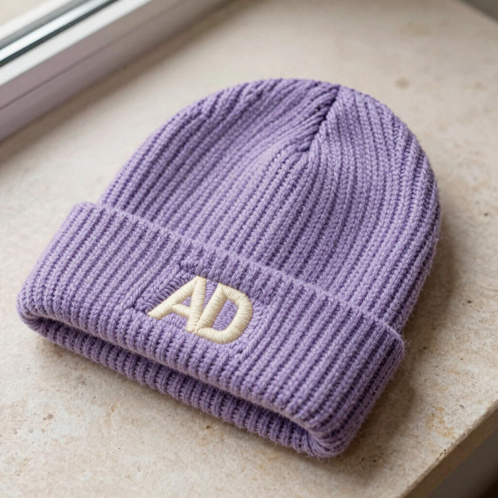 Custom Year Ribbed Beanie