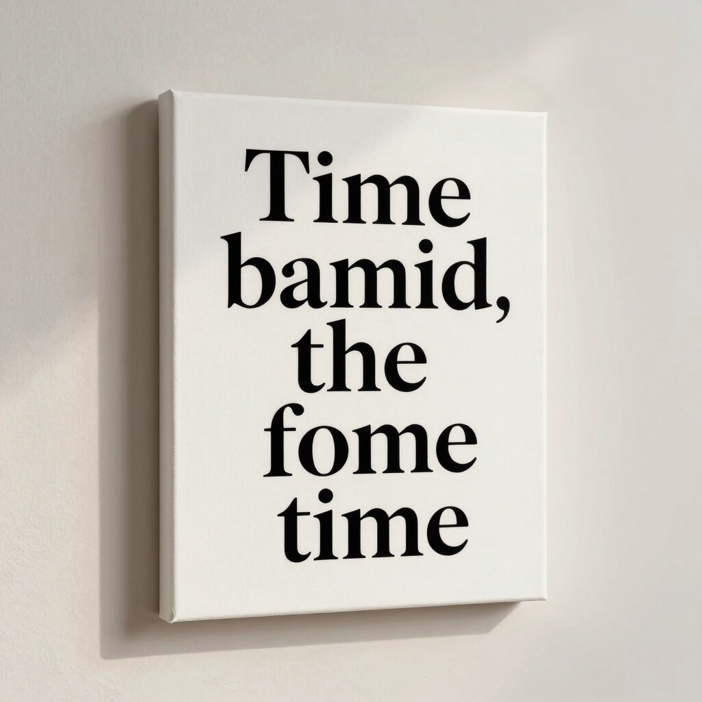 On the Nature of Time Canvas