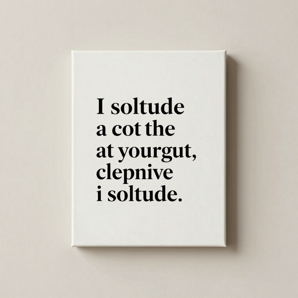 Geometry of Solitude Canvas