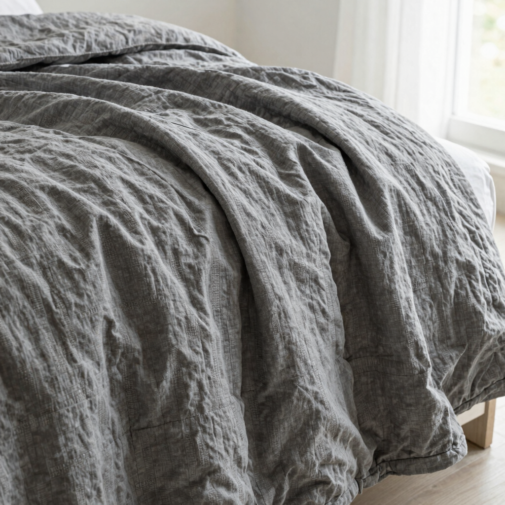 Double-Cloth Linen Quilt