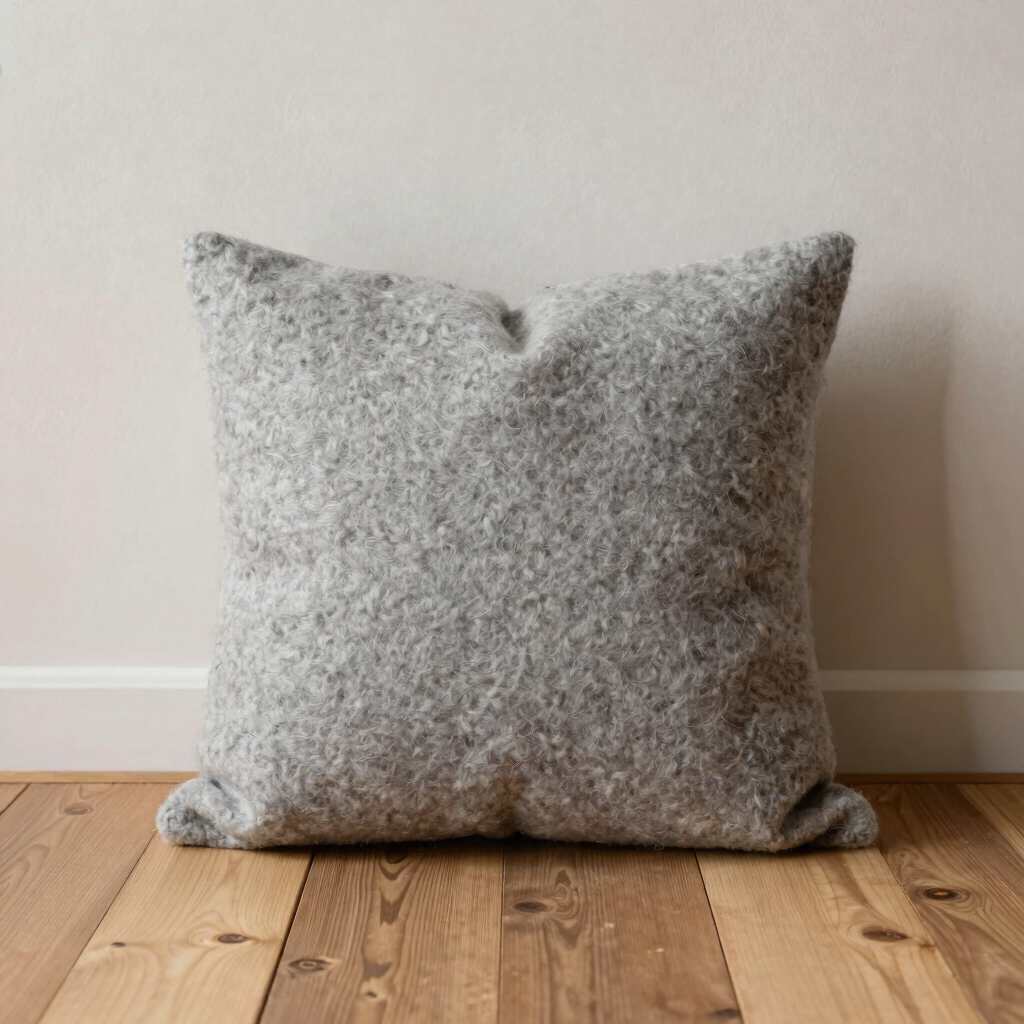 Boiled Wool Accent Cushion