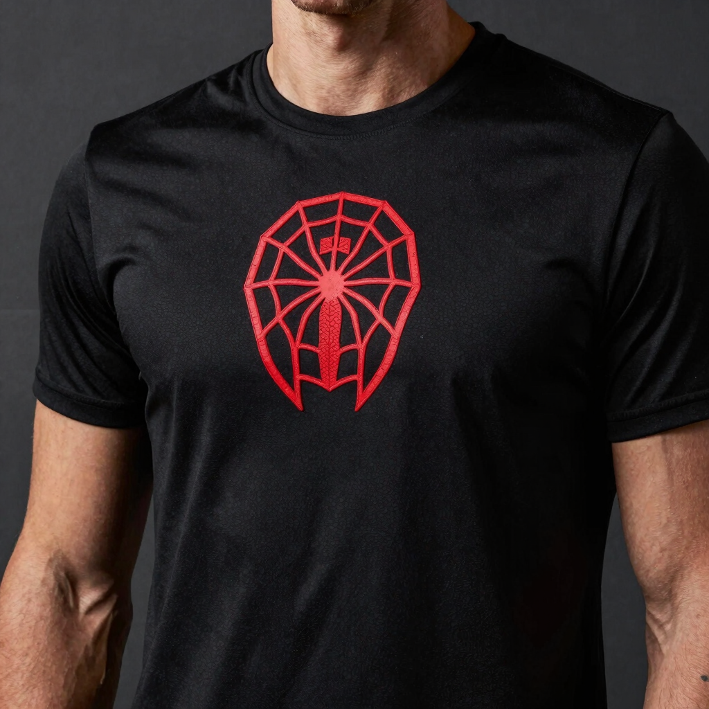 Playera Spiderman Alto Relieve