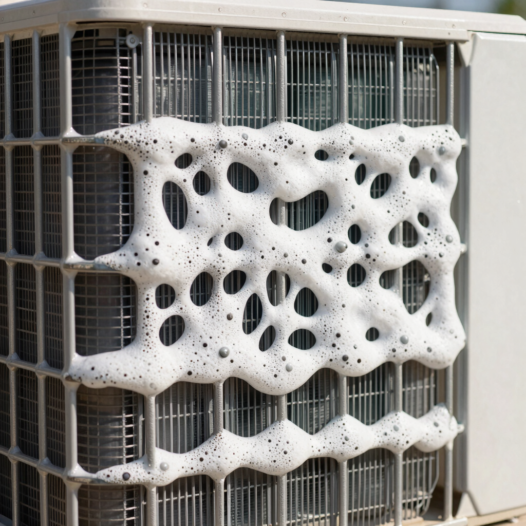 Condenser Coil Deep Foam Cleaning