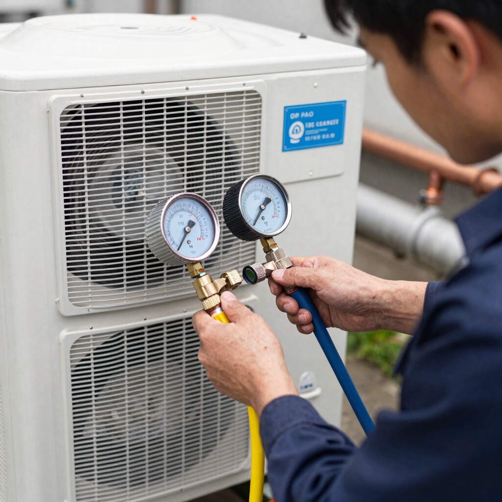 Refrigerant Leak Detection & Recharge