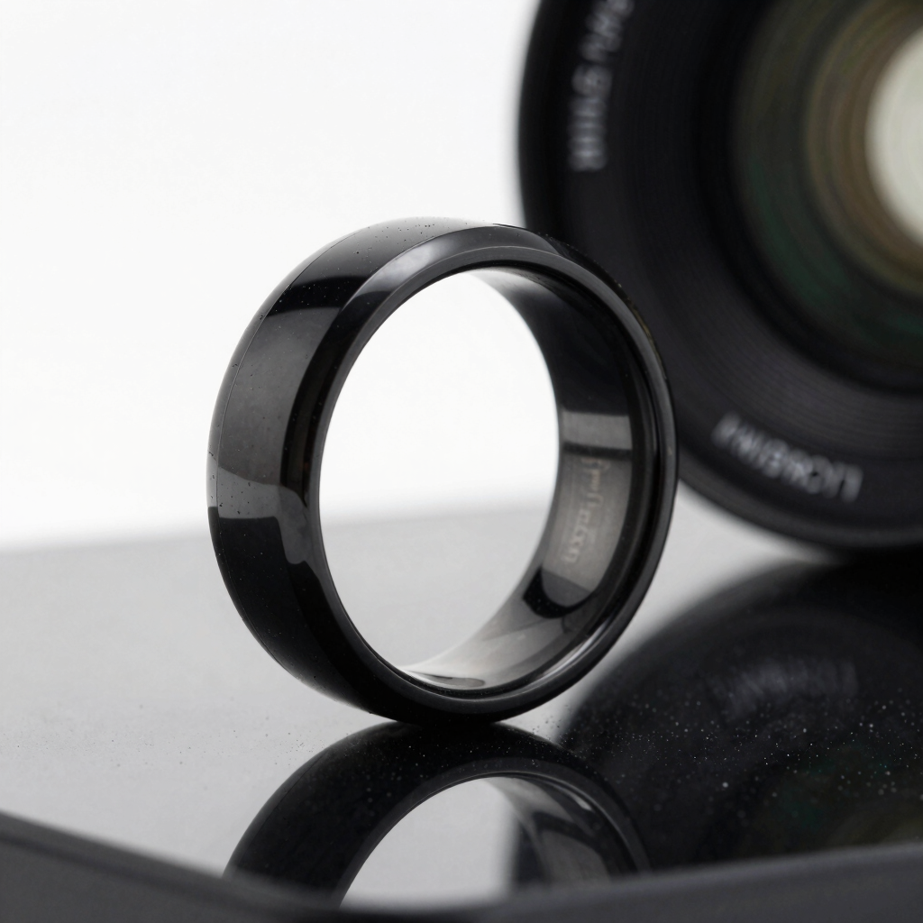 Obsidian Zirconia Smart Ring