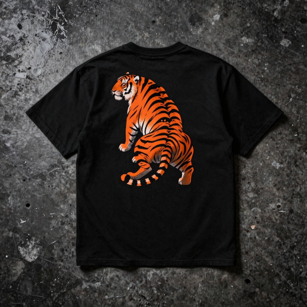 Shadow Stripe Oversized Tee