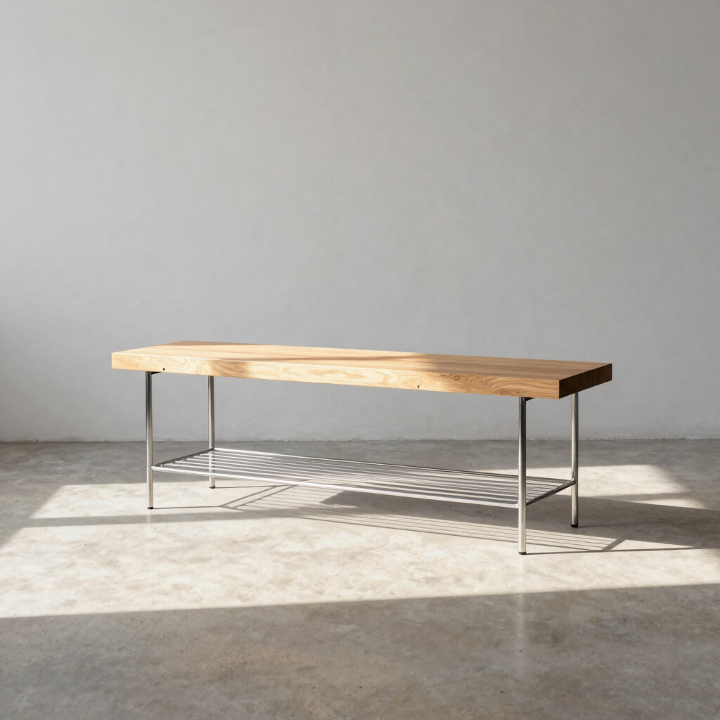 Form Modular Bench with Shoe Grid