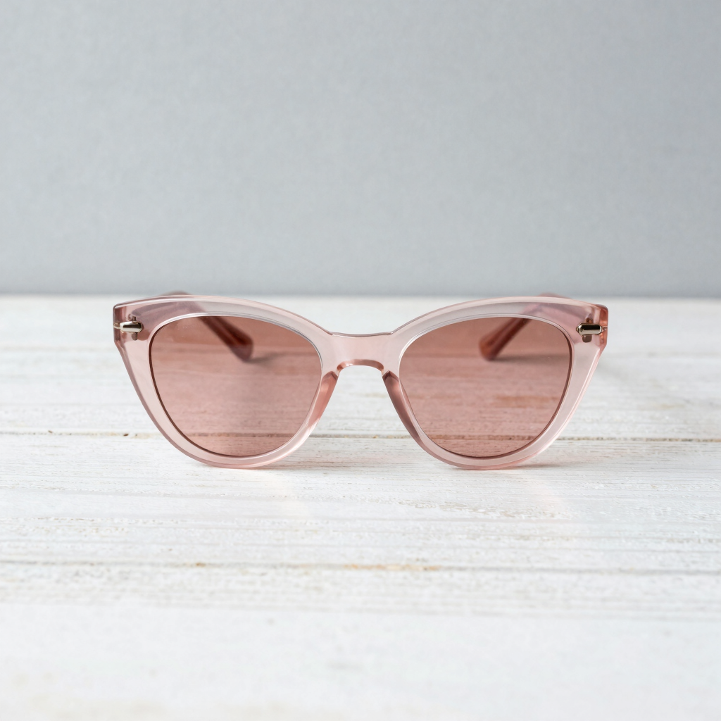 Monochrome Pink Acetate Sunglasses